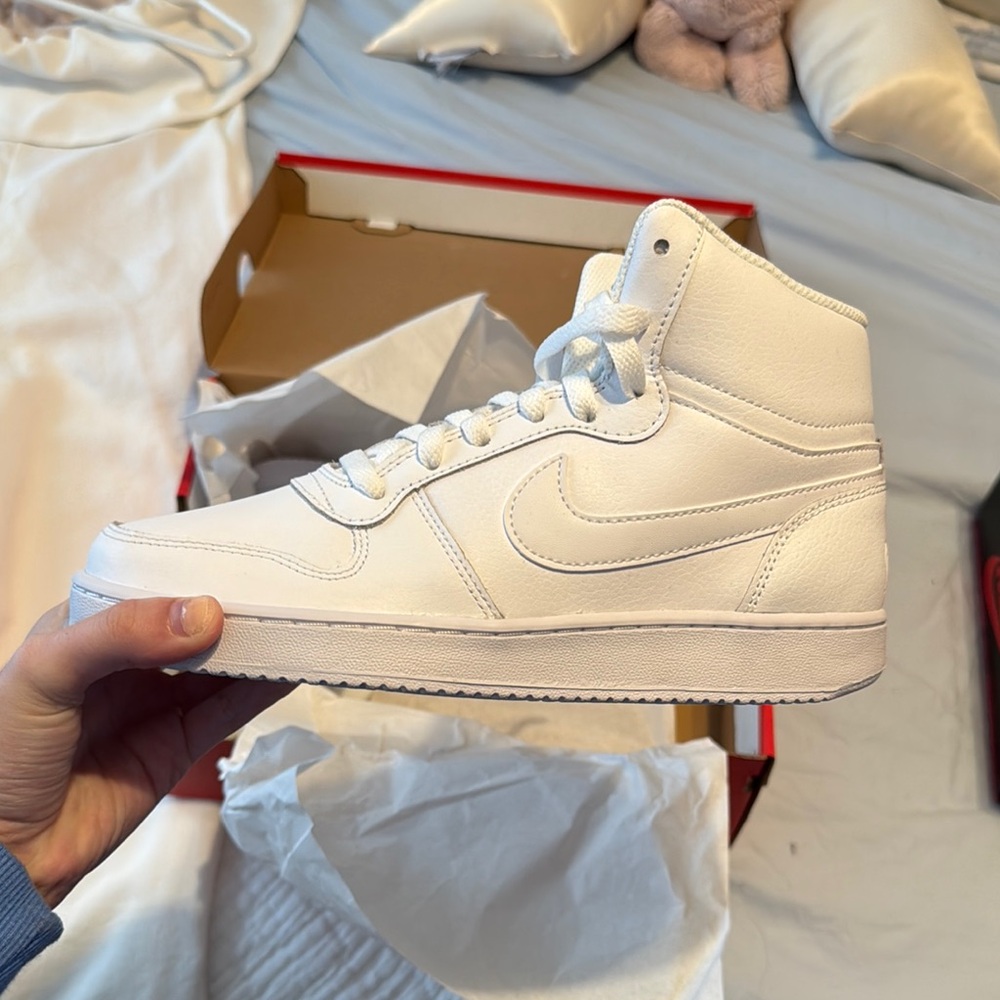 White High-Top Sneakers